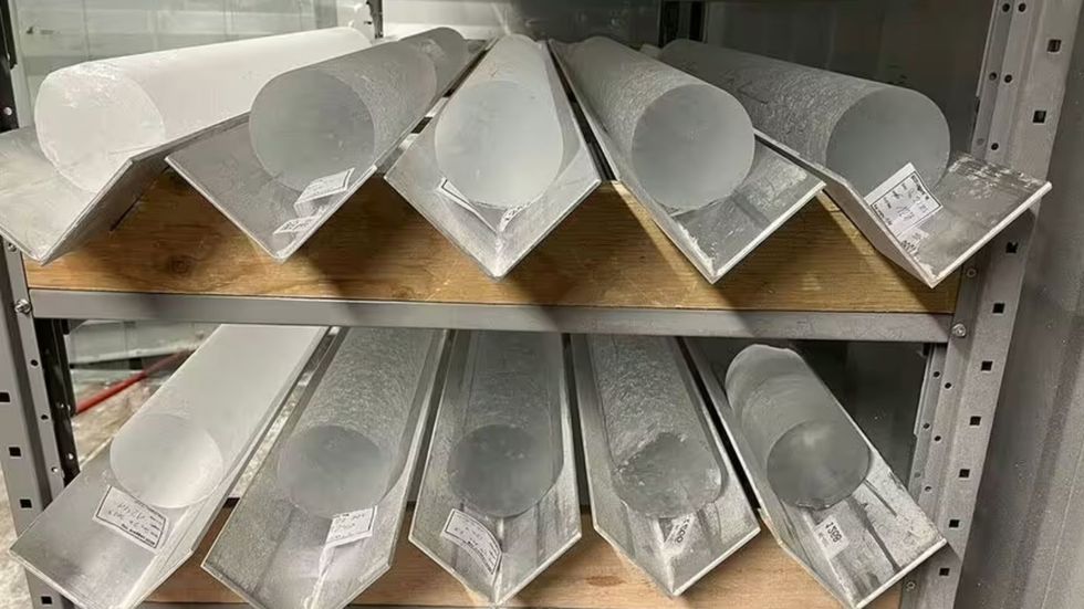 \u200bThe research with the ice aims to uncover information on the Mid-Pleistocene Transition