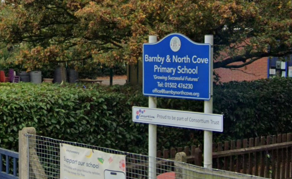 \u200bThe row has occurred outside Barnby and North Cove Primary School