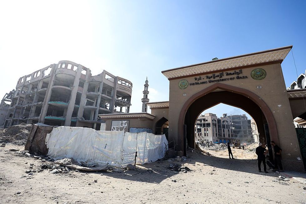 \u200bThe ruins of the Islamic University of Gaza