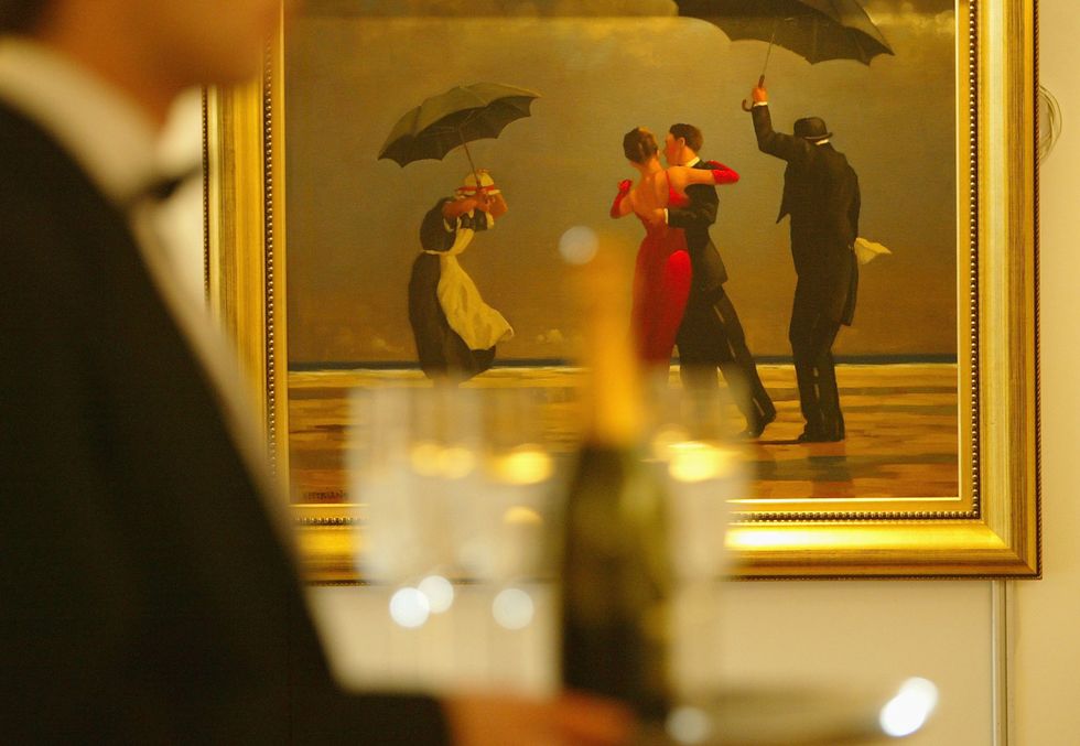 \u200bThe Singing Butler (1992) by Scottish artist Jack Vettriano became a best-selling image in Britain