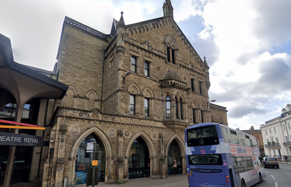 \u200bThe sinkhole occurred near York Theatre Royal