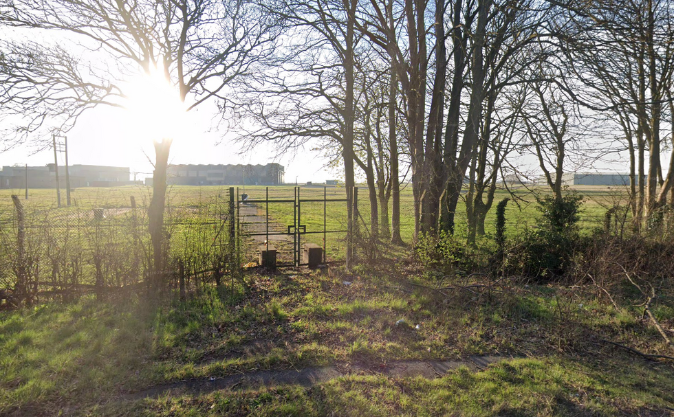 \u200bThe site is only protected by a small fence on the edge of a busy road