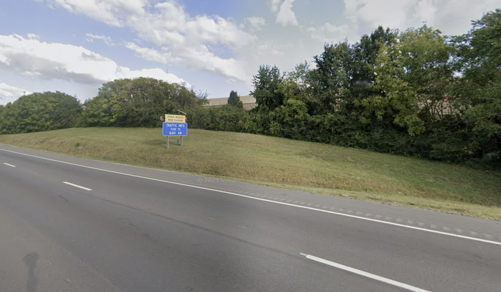 \u200bThe site of the crash in Nashville