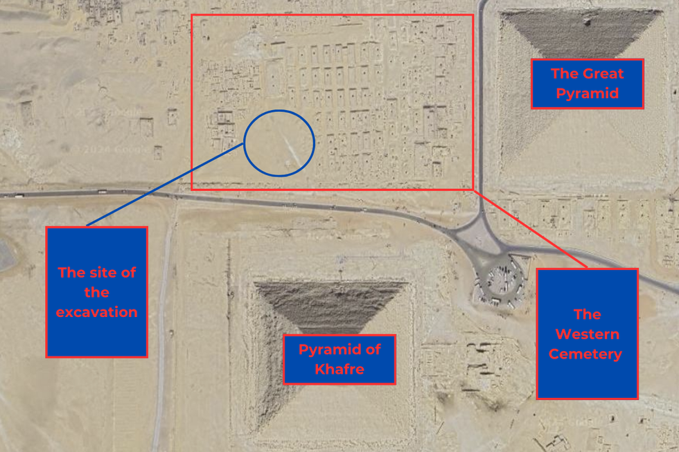 \u200bThe site of the excavation