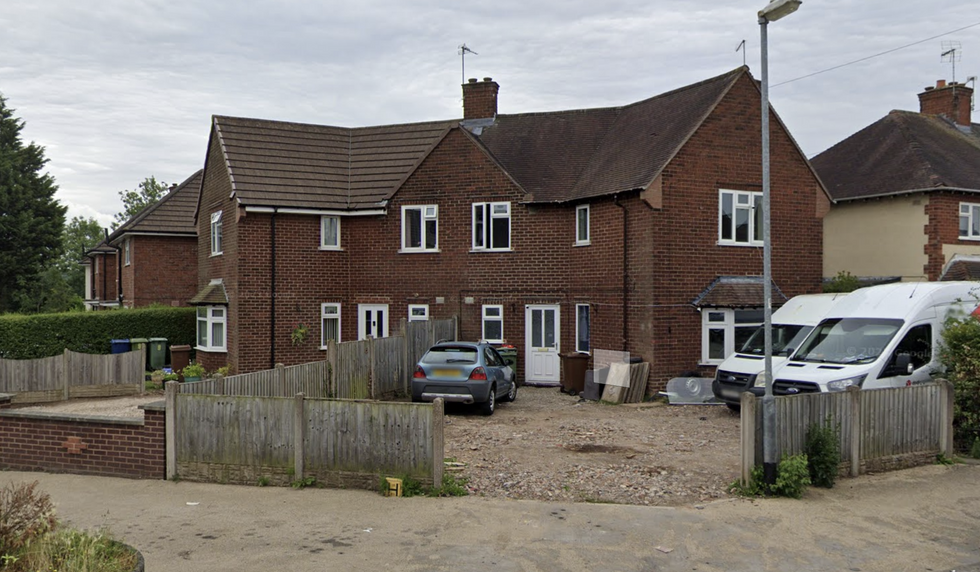 \u200bThe Staffordshire property before the rubbish was dumped