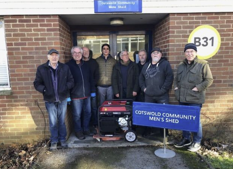 \u200bThe team at Cotswold Community Men's Shed