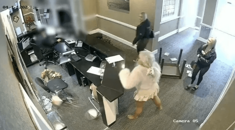 \u200bThe thugs smashed up the reception