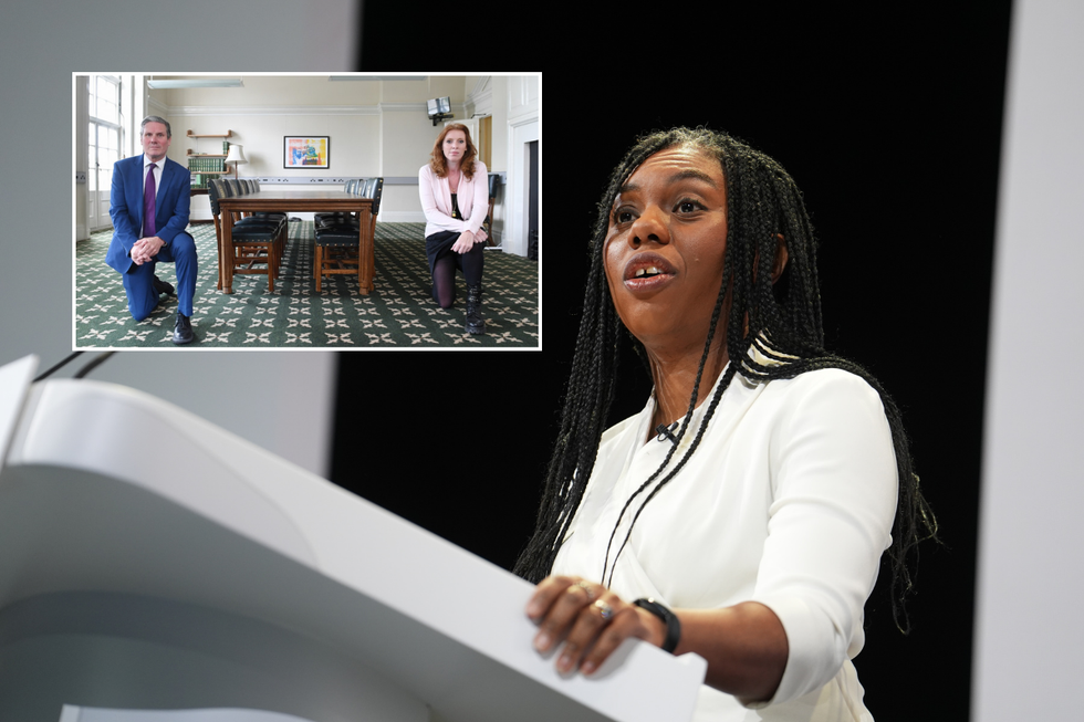 \u200bThe Tory Party leader took a swipe at Keir Starmer