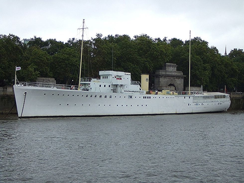 \u200bThe vessel has been sat in the Thames since the 40s