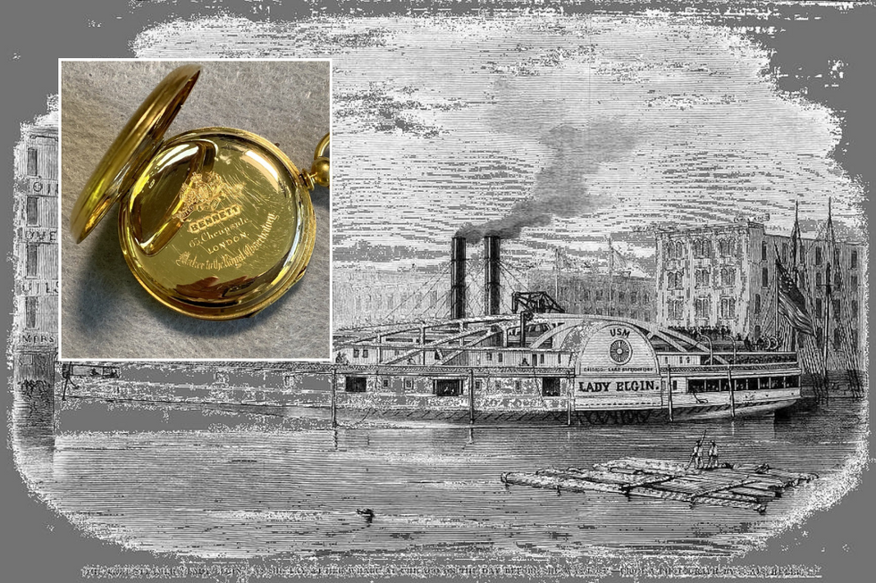 \u200bThe watch was recovered from the shipwreck