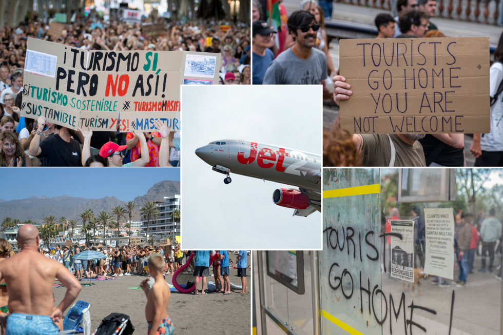 \u200bThere was widespread protests against mass tourism