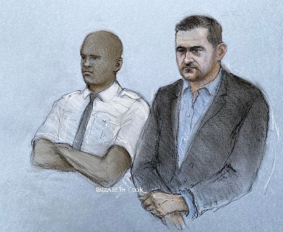 \u200bTommy Robinson  appearing at Woolwich Crown Court, south Londo