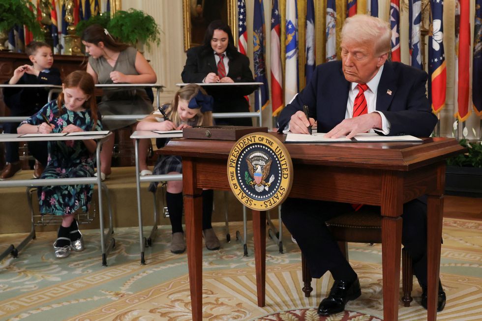 \u200bTrump signing the order