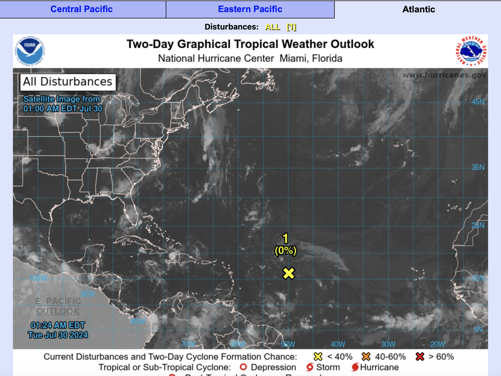 \u200bTwo-Day Graphic Tropical Weather Outlook