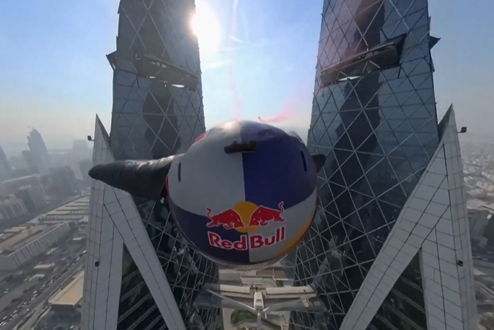 \u200bTwo Red Bull wingsuit athletes