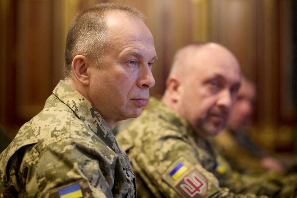 \u200bUkrainian military chief General Oleksandr Syrskyi said the situation was "tense"
