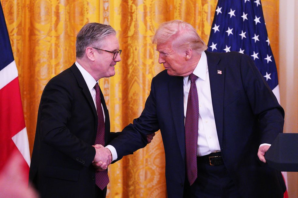 \u200bUS President Donald Trump and Prime Minister Sir Keir Starmer