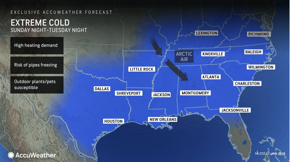 \u200bUS to see extreme cold until Tuesday