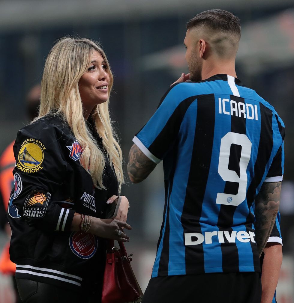 \u200bWanda Nara with Mauro Icardi