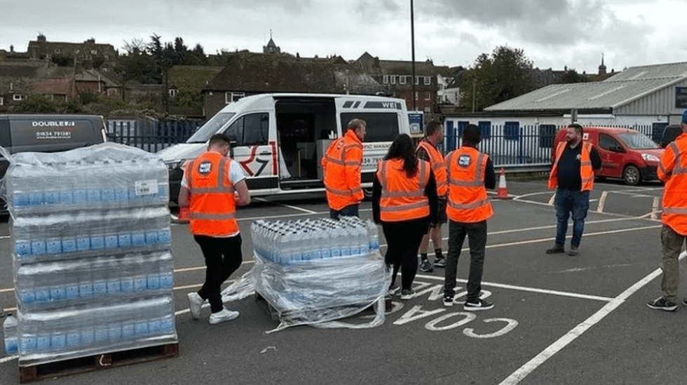 \u200bWater bottle collection station