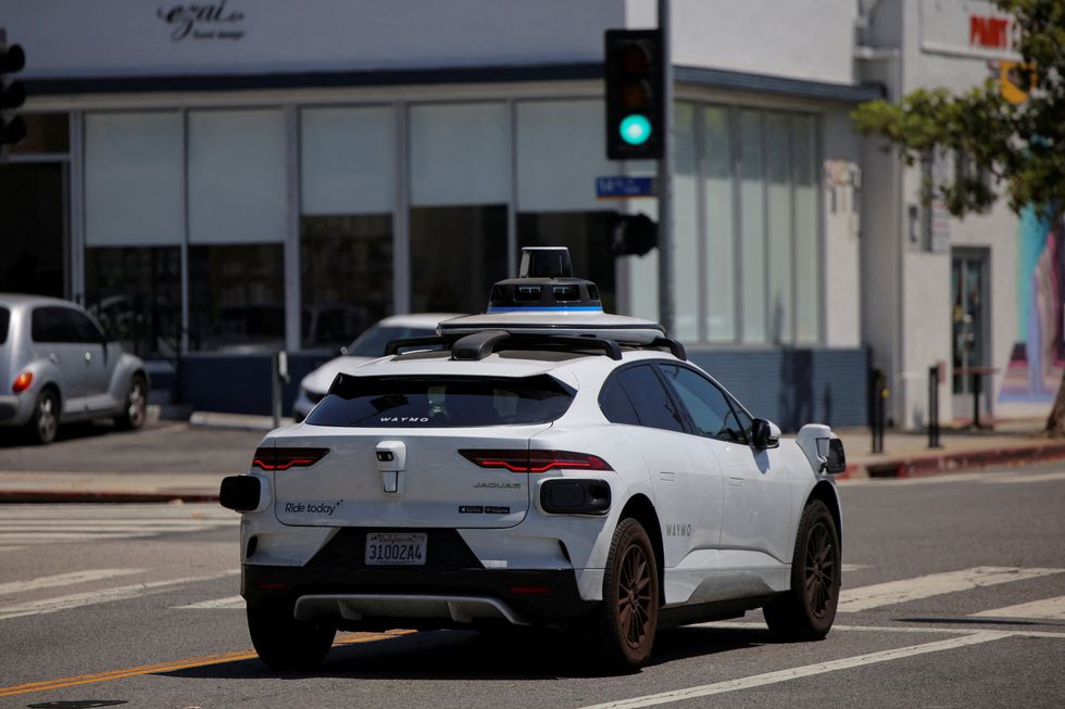 \u200bWaymo utilises a fleet of electric Jaguar I-Pace models