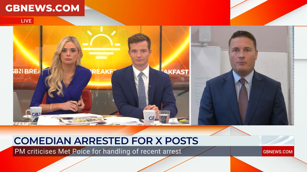 \u200bWes Streeting speaks to Ellie Costello and Cameron Walker on GB News