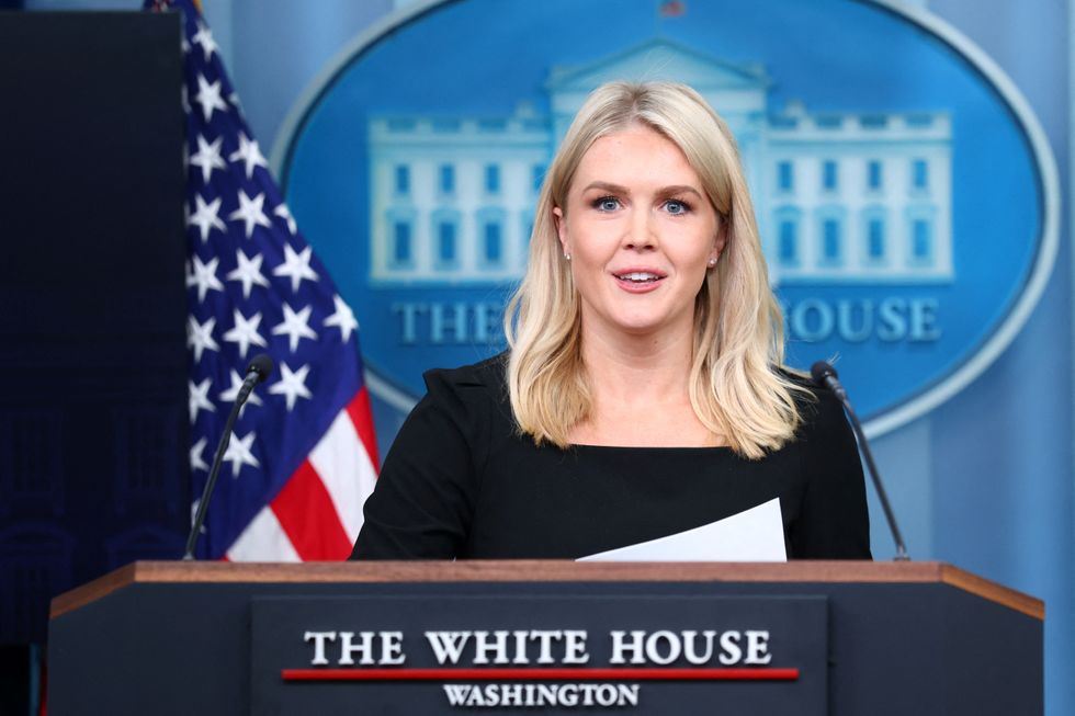 \u200bWhite House Press Secretary Karoline Leavitt holds a press briefing