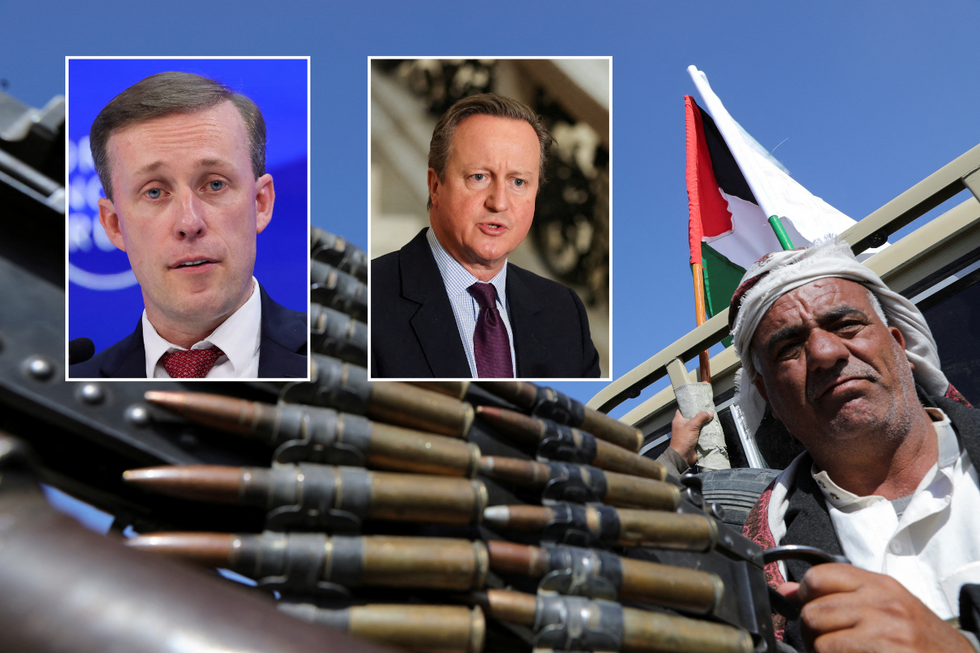 \u200bWhite House security adviser Jake Sullivan, Foreign Secretary David Cameron have warned against Houthi rebels