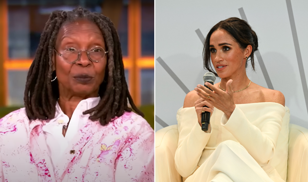 \u200bWhoopi Goldberg and Meghan Markle