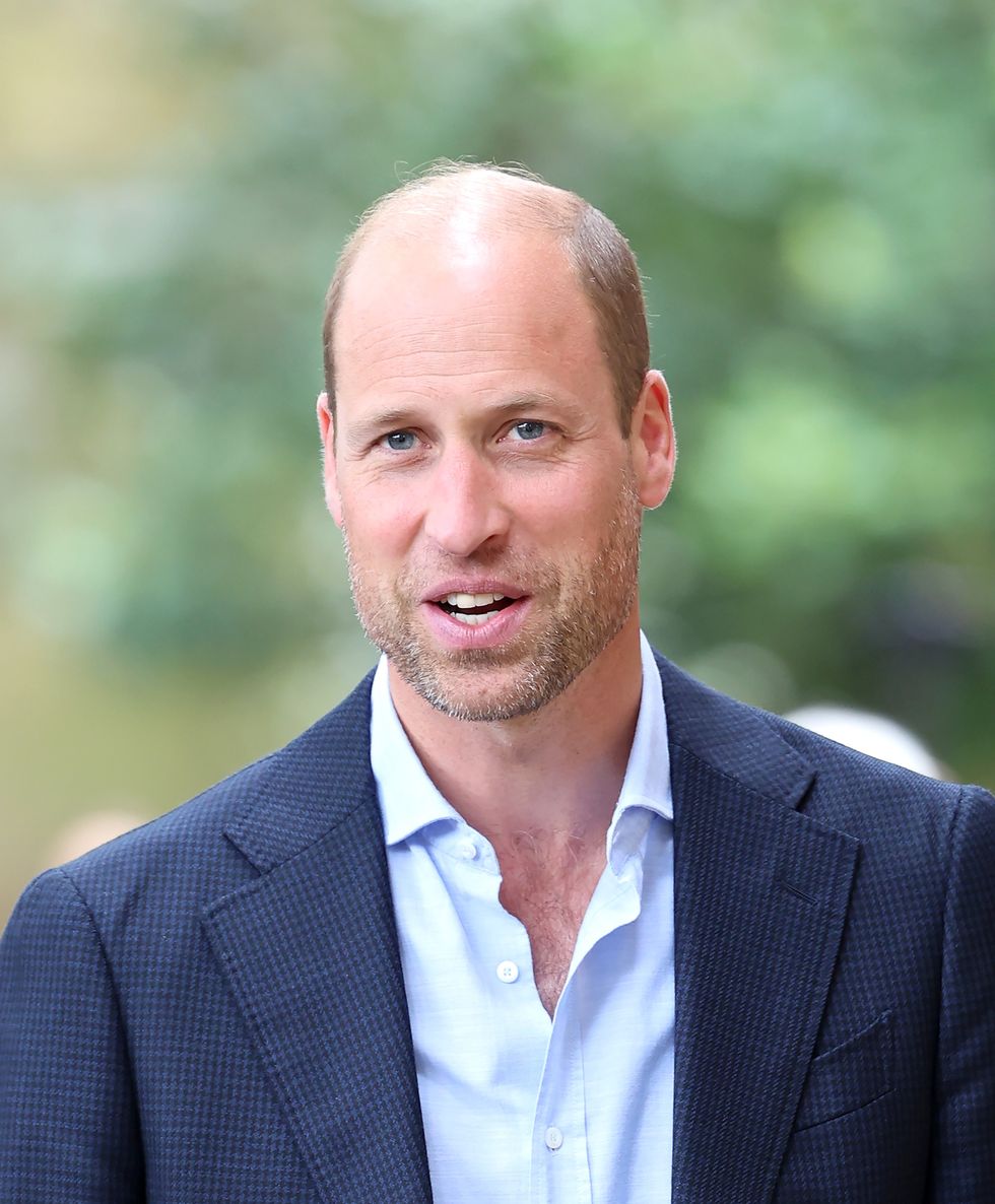 \u200bWilliam visiting the gallery for the exhibition