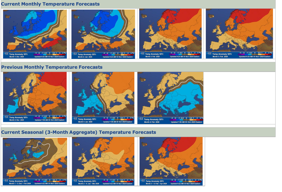 \u200bWinter long-range forecasts
