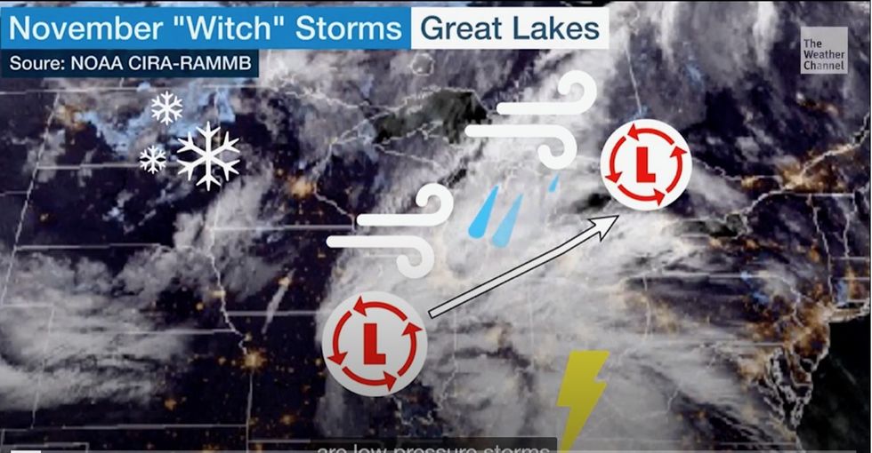 \u200bWitch storms form when cold air mixes with warm air