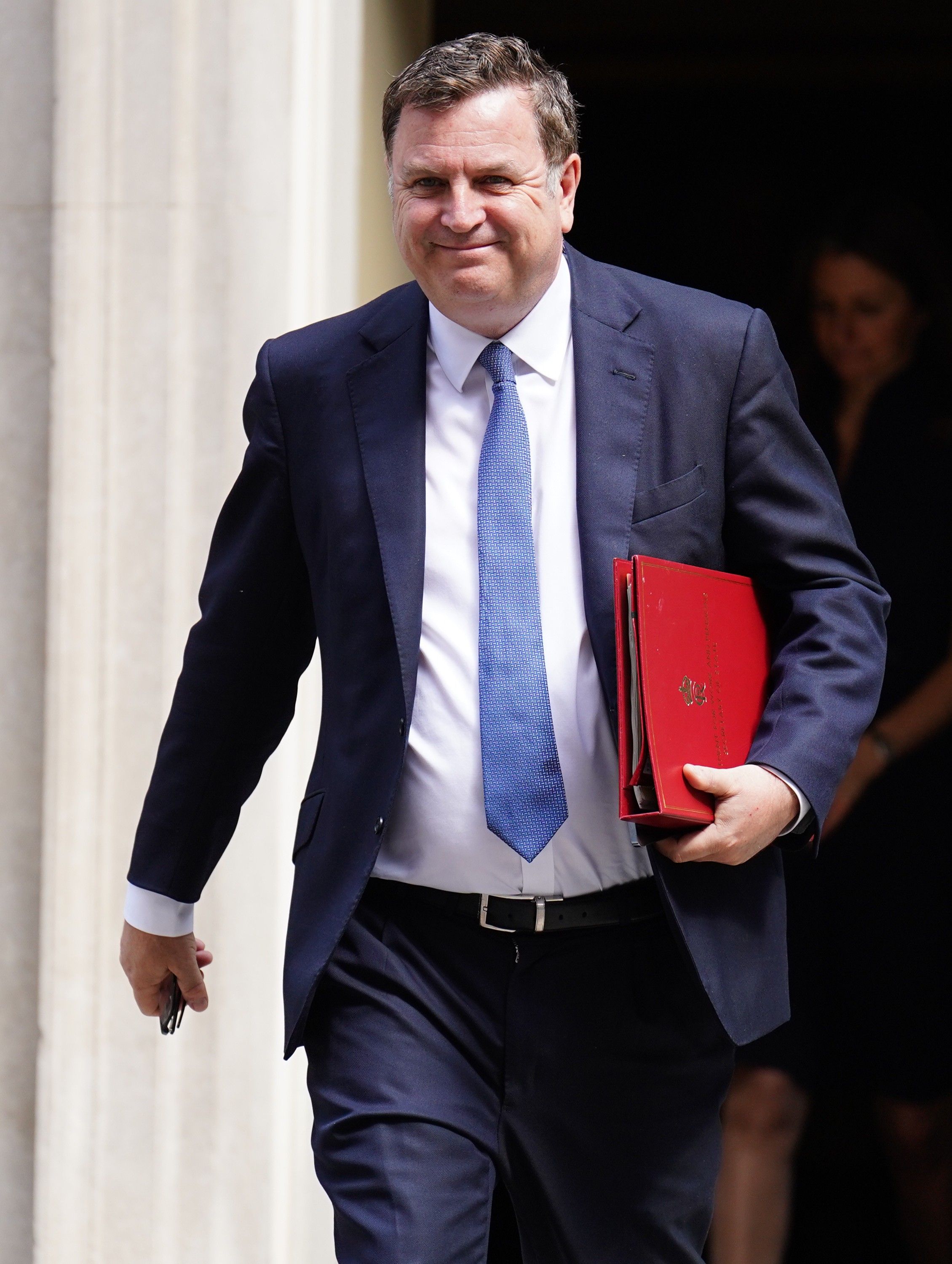 \u200bWork and Pensions Secretary Mel Stride in pictures outside Downing Street
