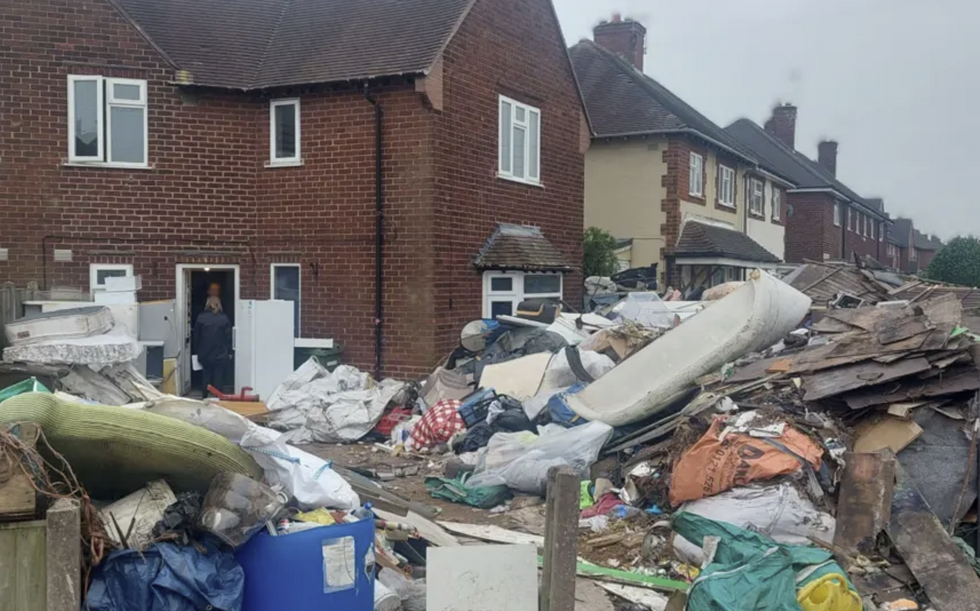 \u200bWork has begun to finally clear the property