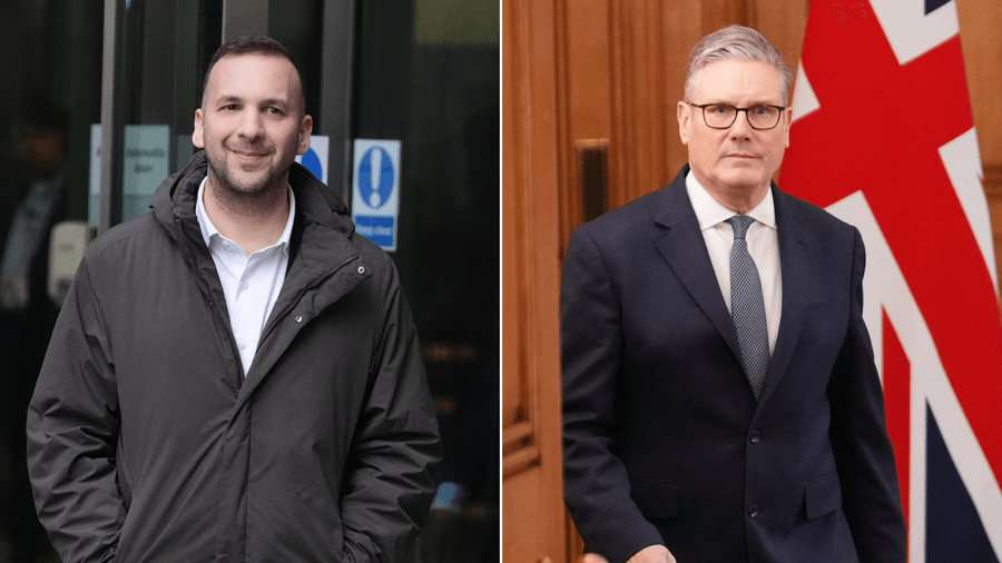 \u200bZack Polanski and Keir Starmer