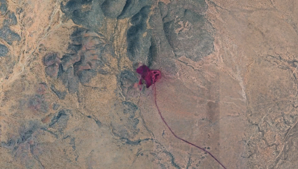 \u2018Large pool of blood\u2019 found in US desert