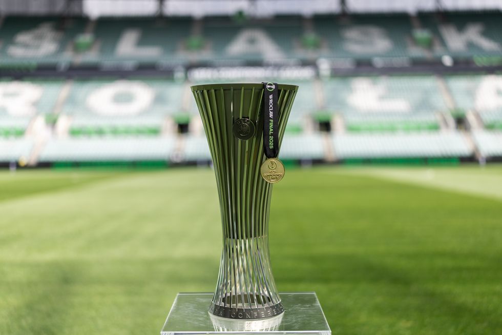 Uefa Conference League trophy