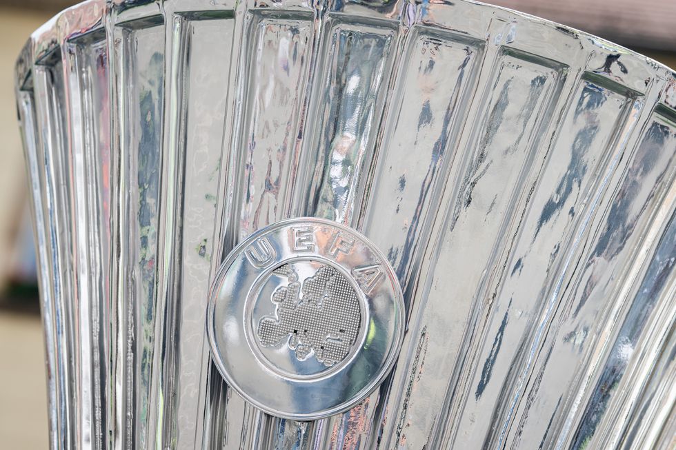Uefa Conference League trophy
