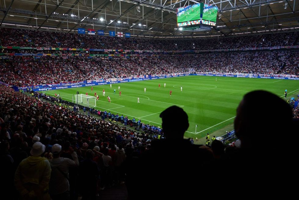 UEFA EURO 2024 group stage match between Serbia and England at Arena AufSchalke