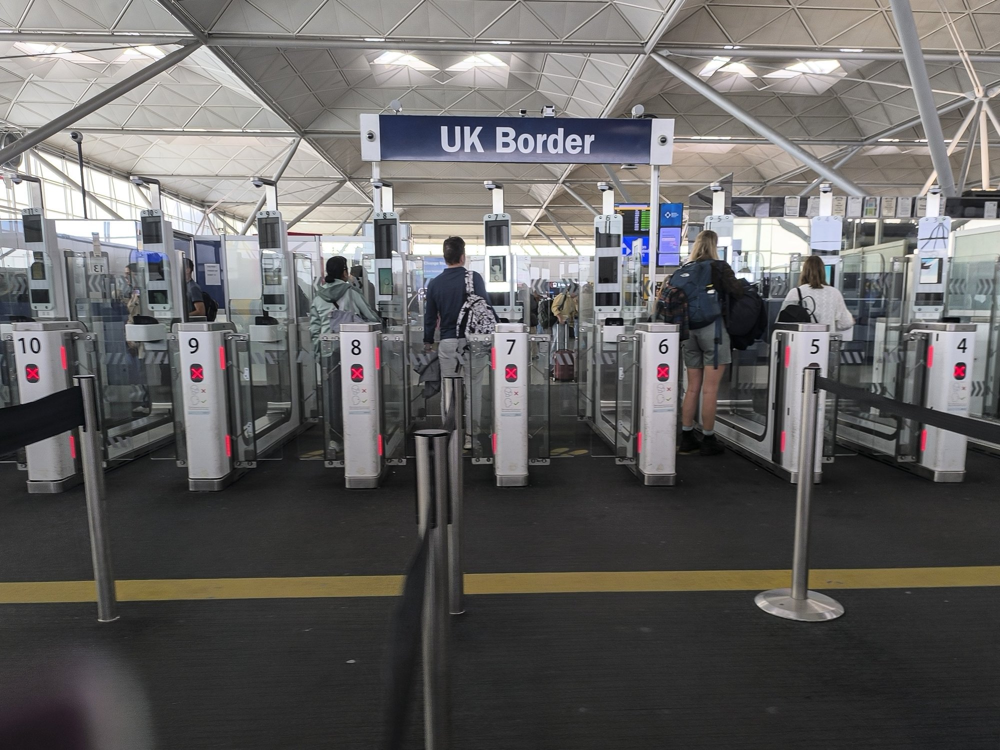 UK arrivals