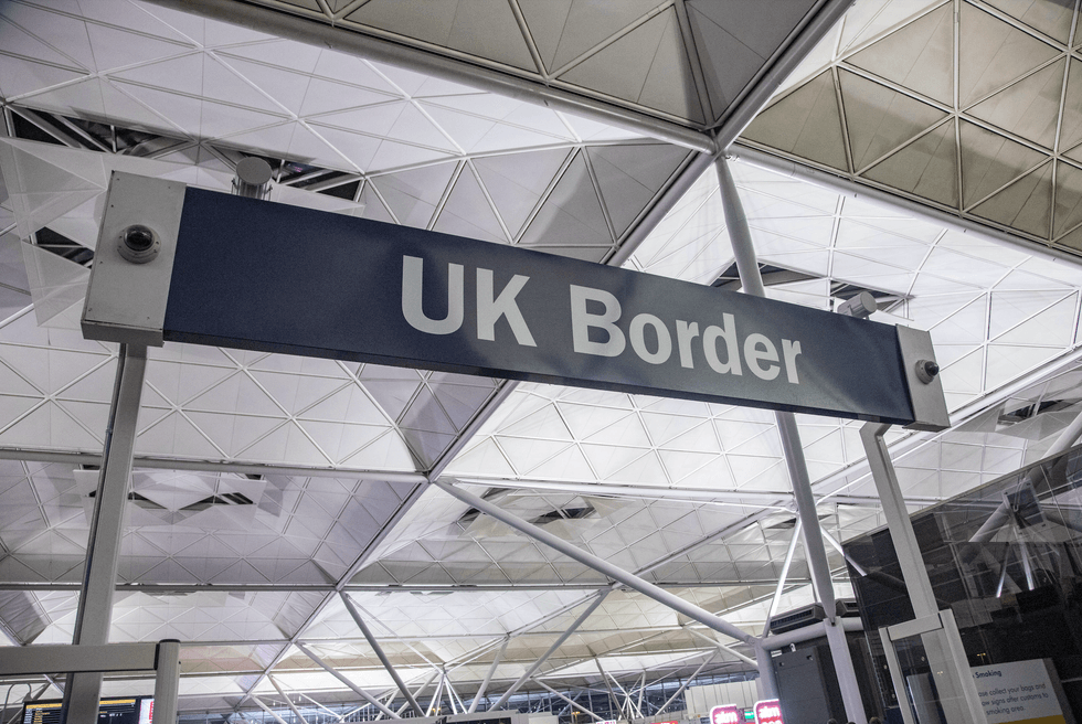 UK Border arrivals