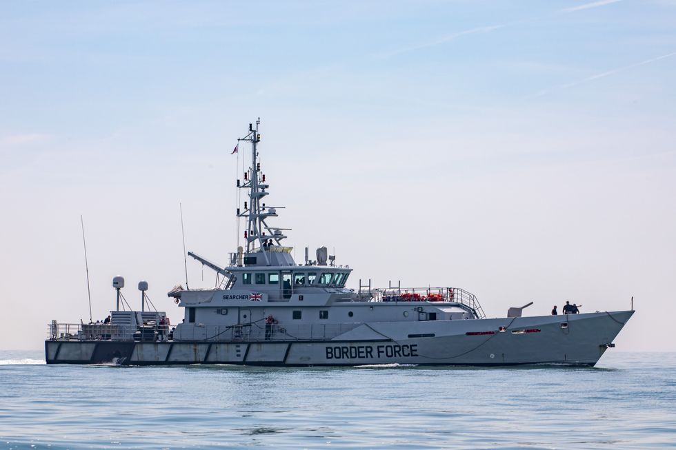 UK border force boat