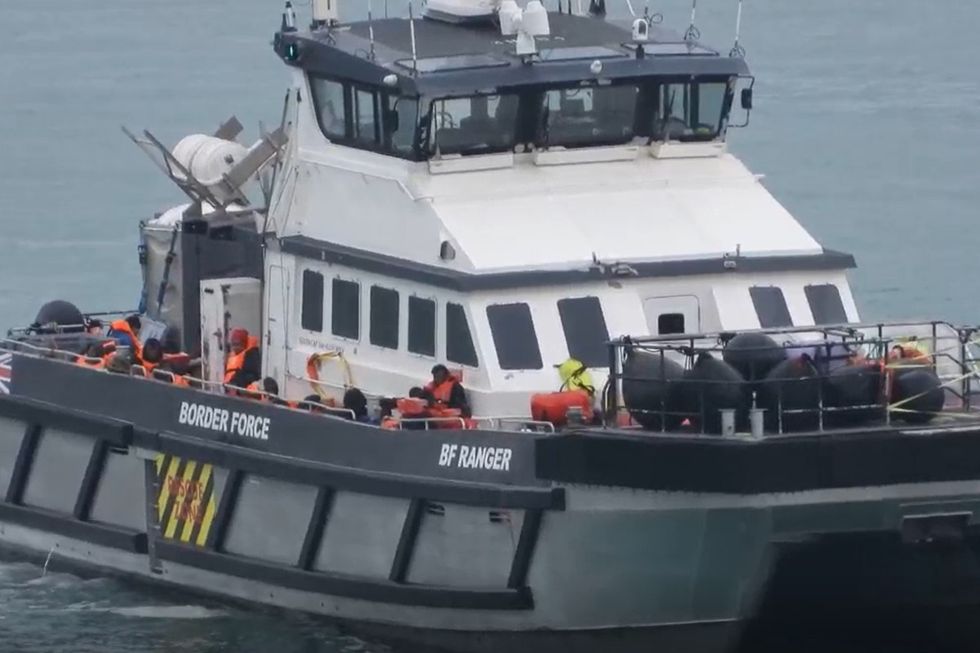 UK border force vessel