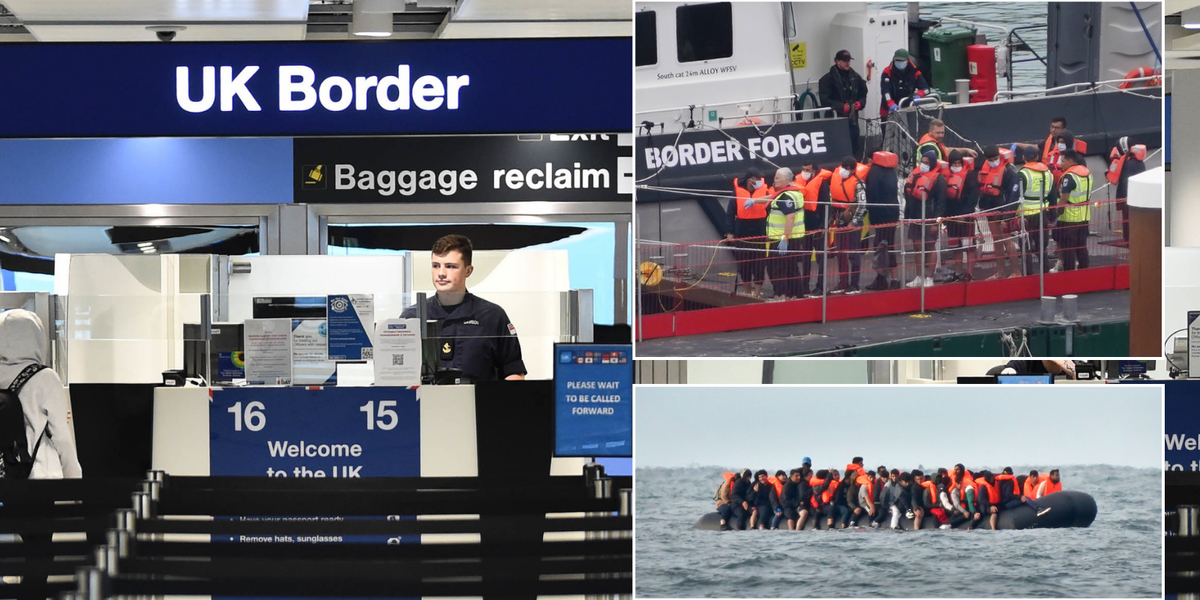 NextImg:Immigration down on last year, new stats show - but figures are still DOUBLE 2019 level