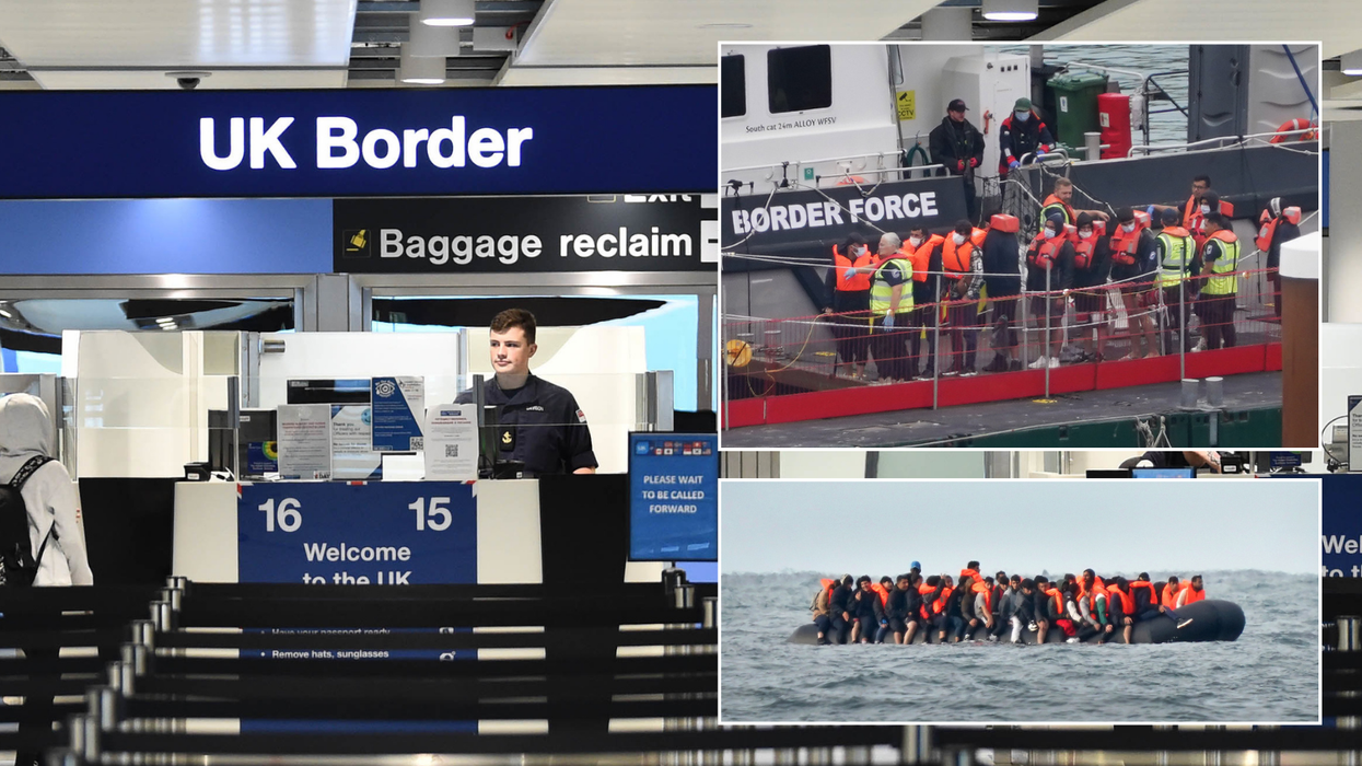 UK border/small boat migrants