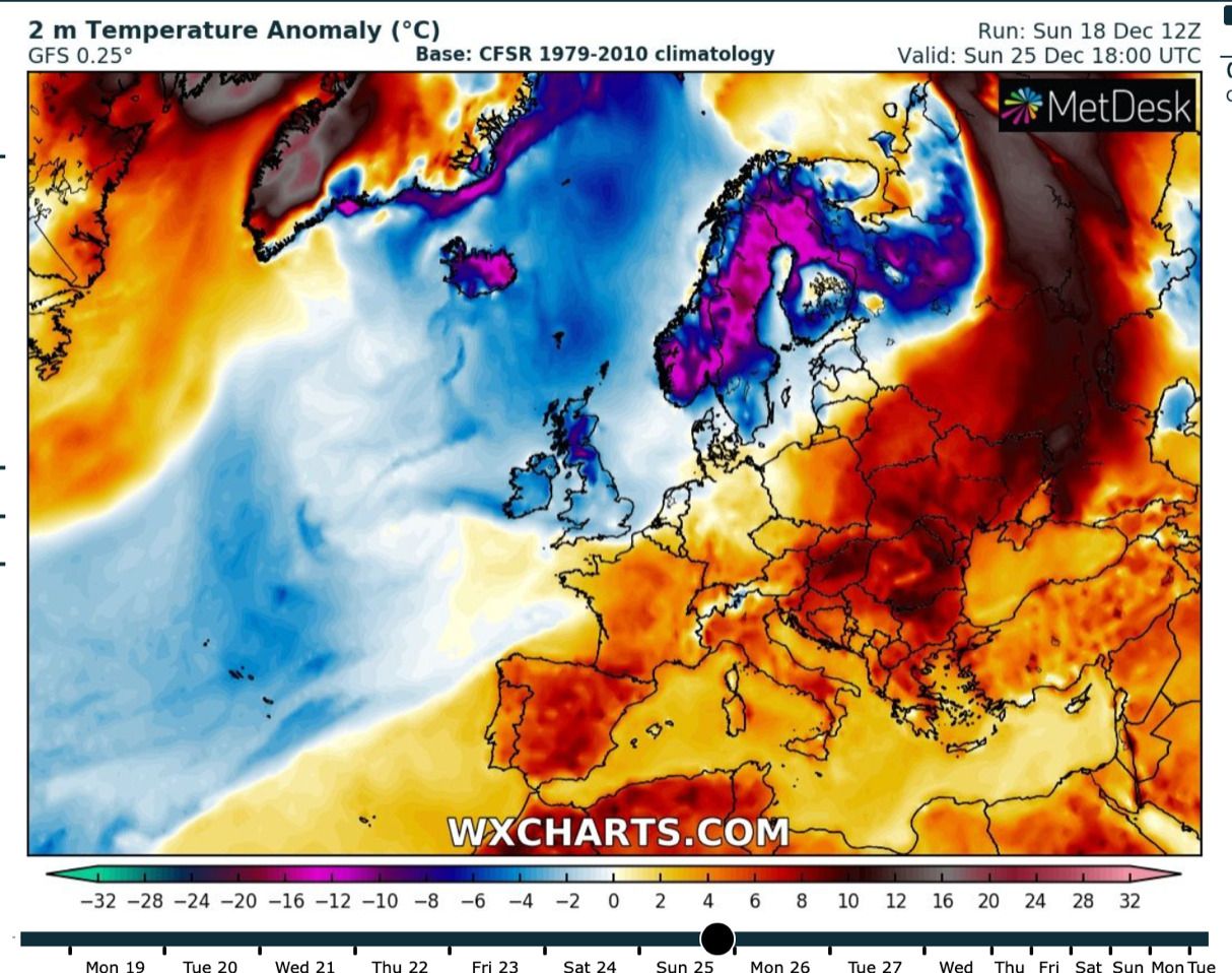 UK Christmas weather forecast: Britain will be in the freezer again after this weekend