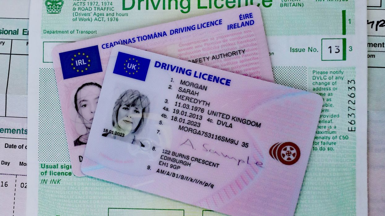UK driving licence application form
