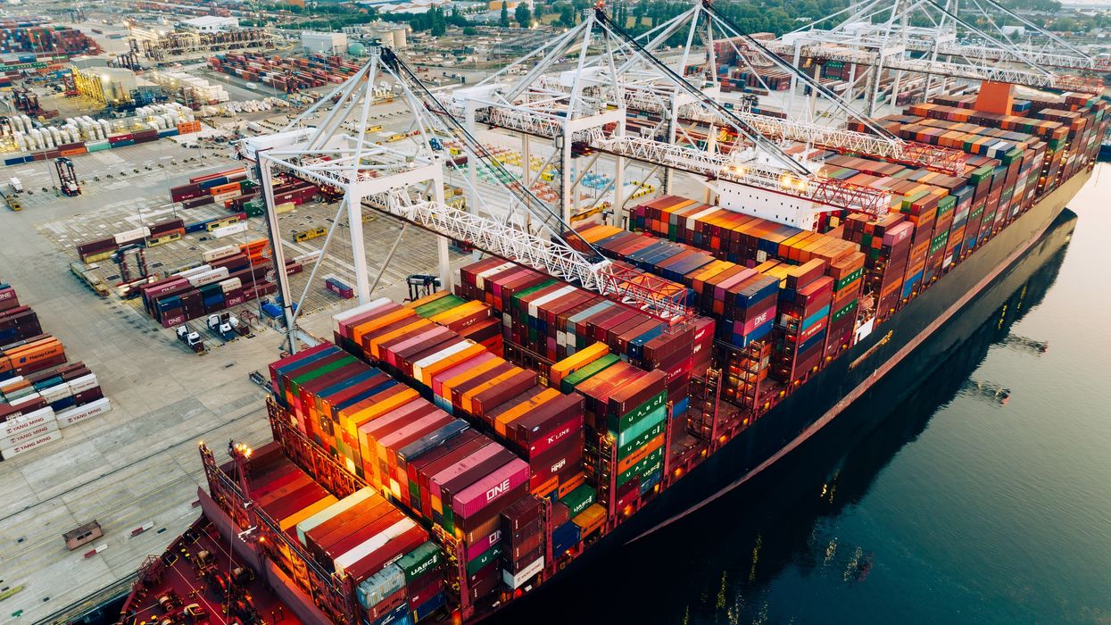 UK exports on ship