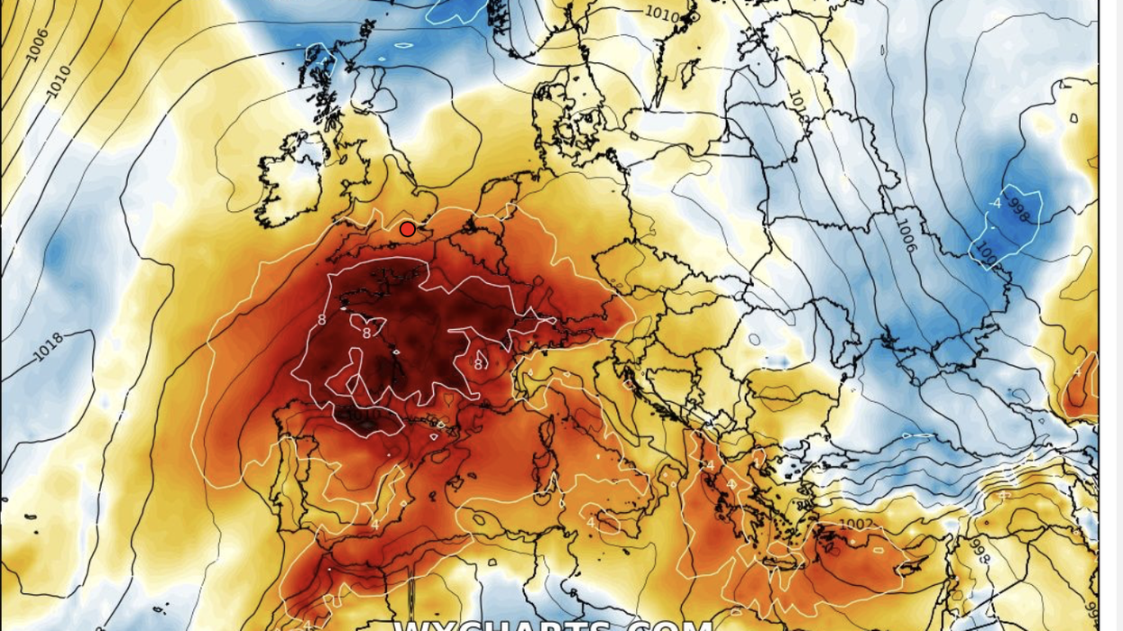 Uk hot weather map