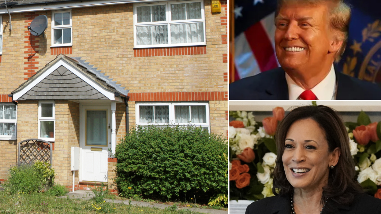 UK house / Donald Trump / Kamala Harris